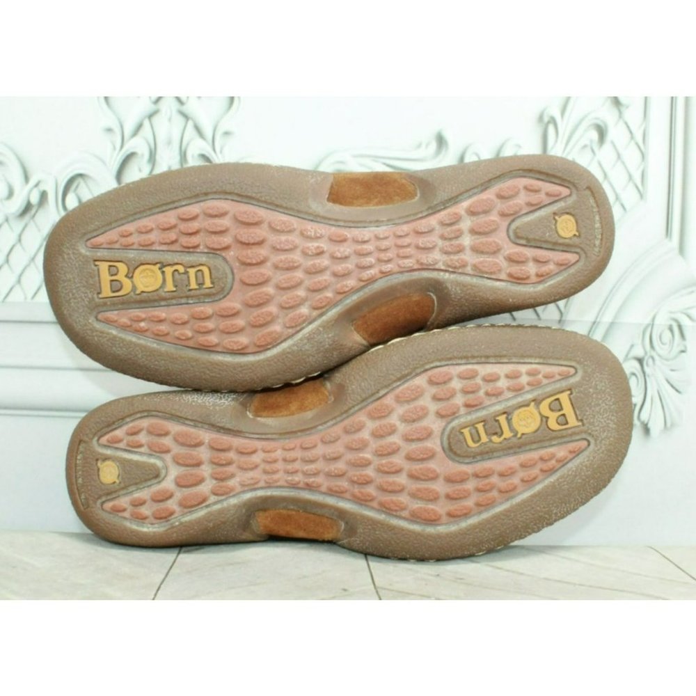 *Born Brown Suede Slip On Comfort Casual Loafer Shoes Size 10.5 Inches - Picture 9 of 9